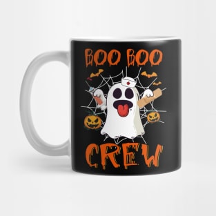 Boo Boo Crew Nurse Ghost Funny Halloween Costume Vintage Shirt Mug